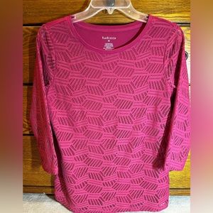 Van Heusen 3/4 sleeve top.